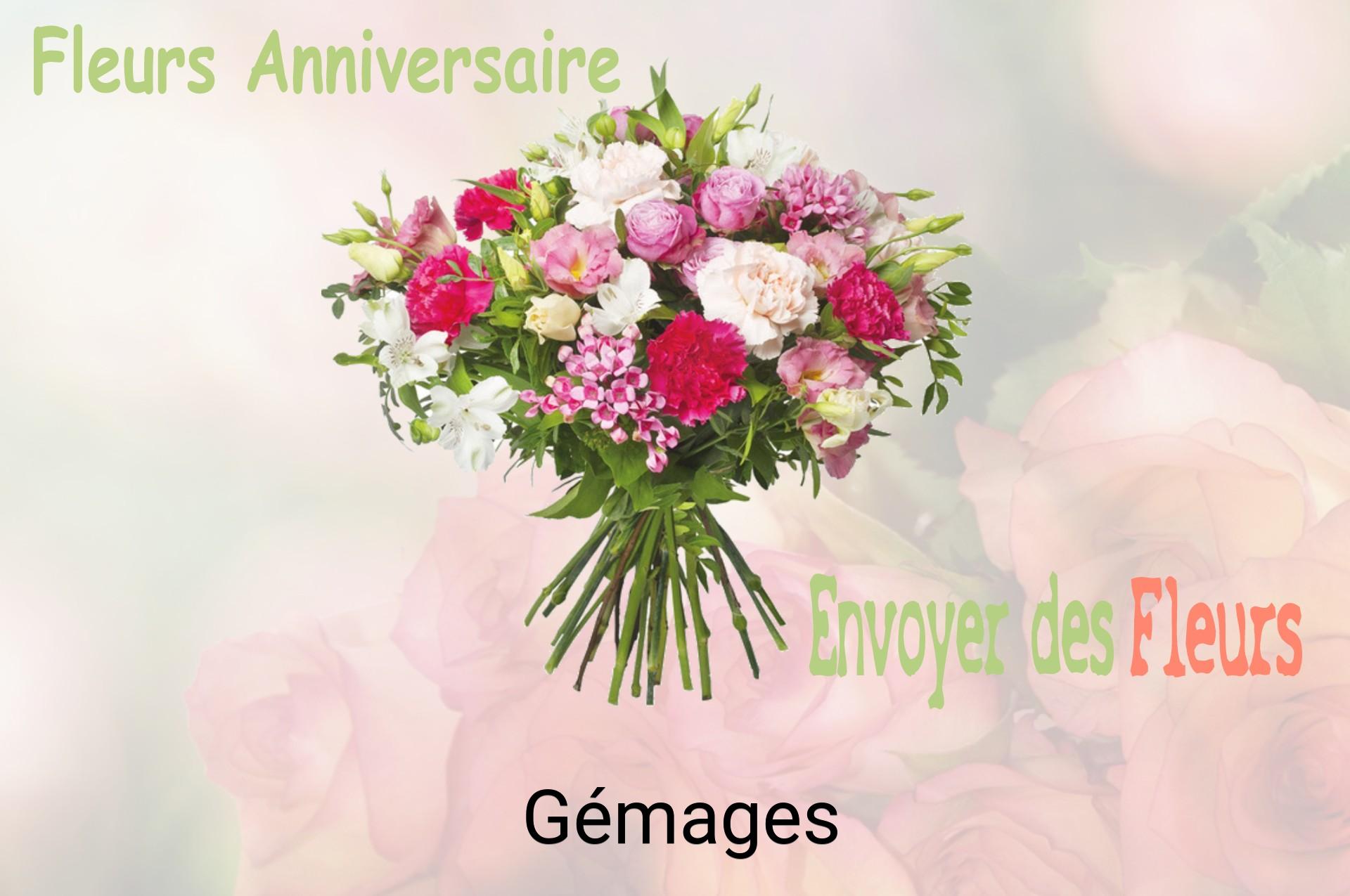 Bouquet de fleurs d’anniversaire livré à Gémages